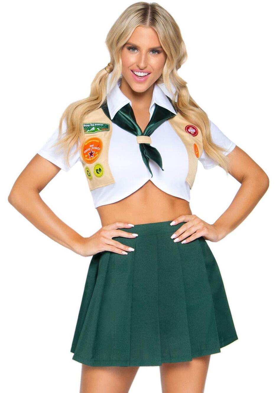 9097 Scout Adult Sized Costumes, Multicolor, Small US